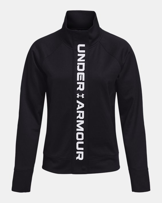 Women's UA RUSH™ Tricot Jacket, Black, pdpMainDesktop image number 5